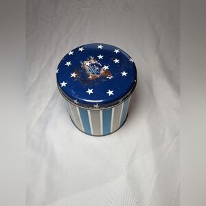 Vintage Microscope Slides (No Microscope) In A Metal Tin